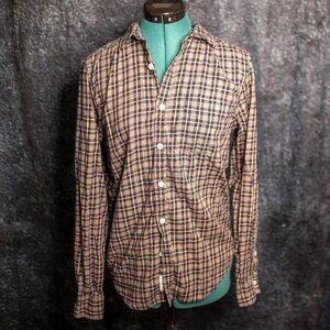 Lucky Brand Plaid Long Sleeve Button-Up Shirt | Men’s Small